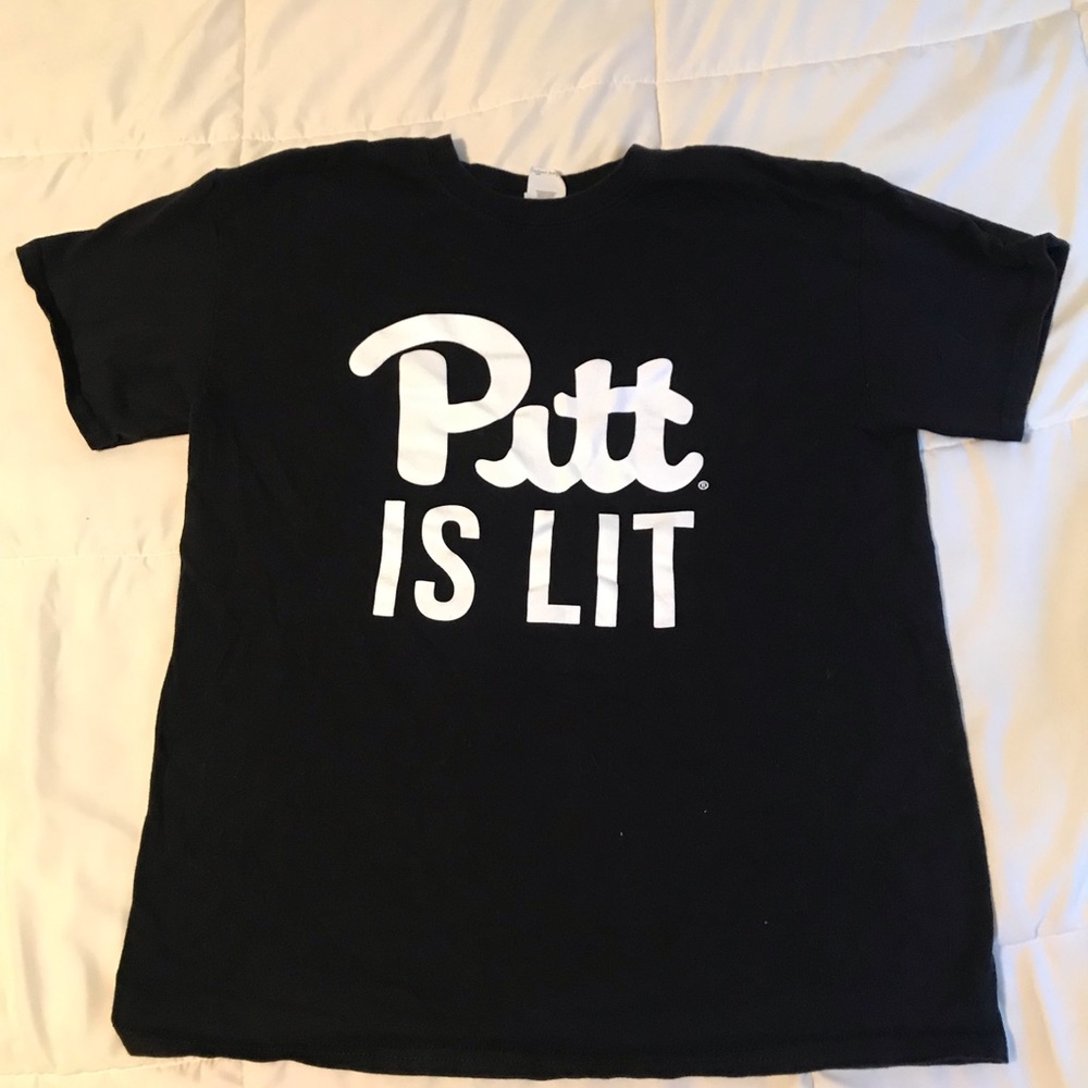 University of Pitt Black Glow in the Dark Tee